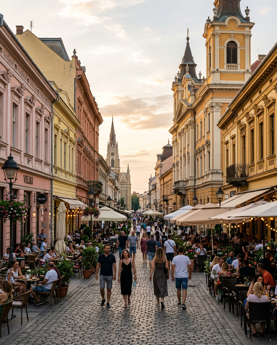 Old Town & city centre, Novi Sad